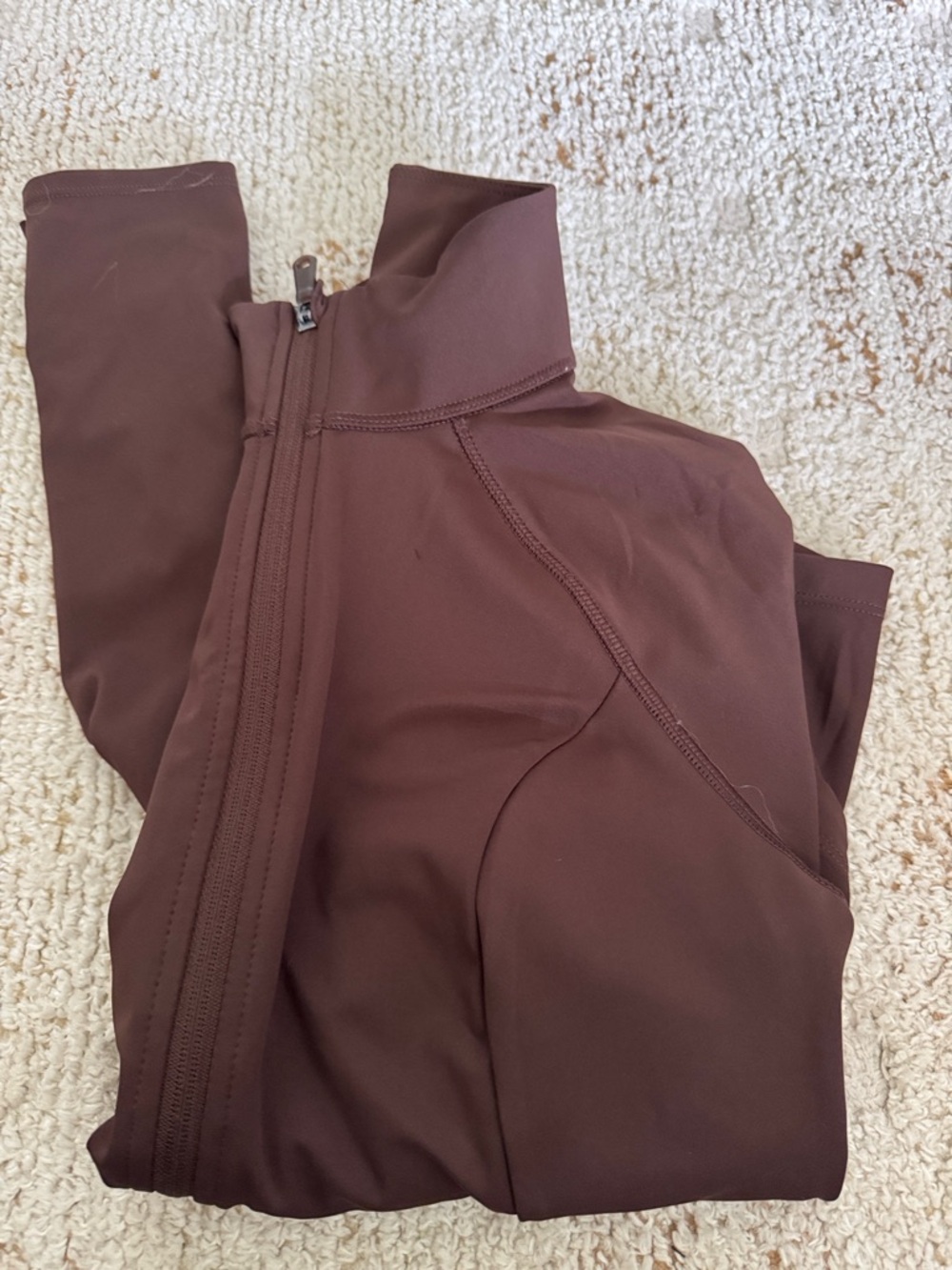 Tek Gear Brown Athletic Zip Up